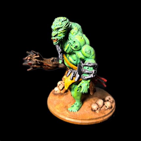 3D Printable Cave troll fantasy miniature by Lex Addams