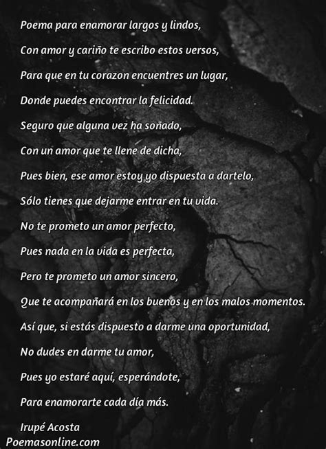 Cinco Mejores Poemas para Enamorar Largos y Lindos - Poemas Online