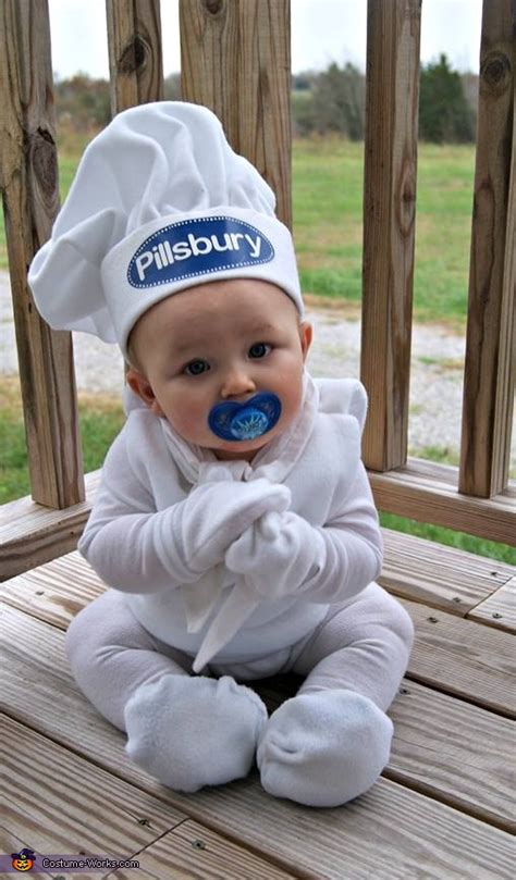 Pillsbury DoughBoy Parent and Baby Costume - Photo 2/2