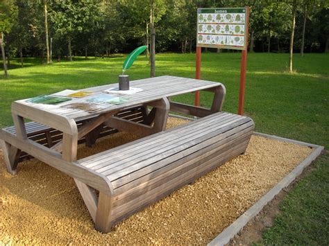 Free Images : table, nature, hiking, bench, green, park, backyard ...