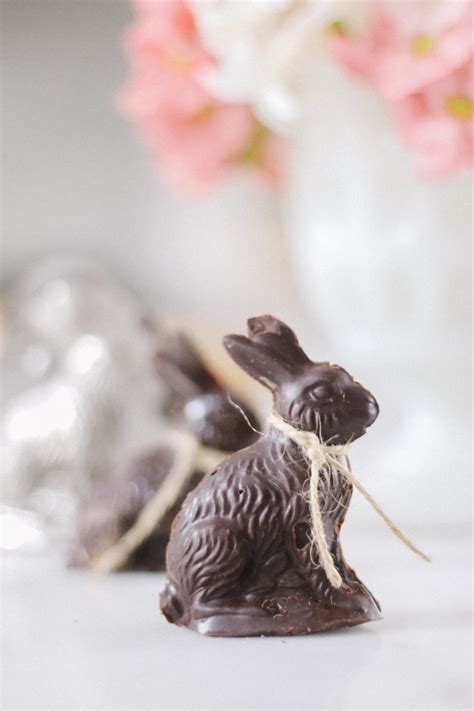 How to make homemade chocolate Easter bunnies from scratch - Lemon ...