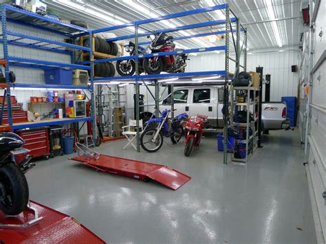 Metal Building Loft Design Ideas. 16' Eve's - The Garage Journal Board | Garage design, Garage ...