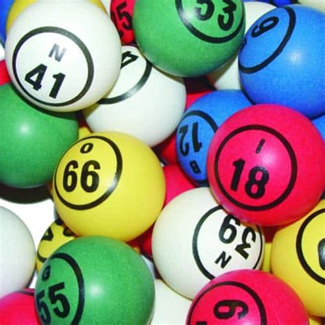 Colored bingo balls - Canuck Amusements and Merchandising Ltd.