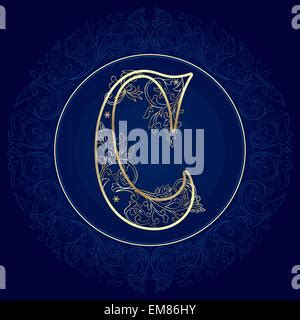 Flower alphabet letter C Stock Vector Image & Art - Alamy