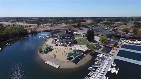 Lake Natoma near the Aquatic Center - HD drone video - YouTube