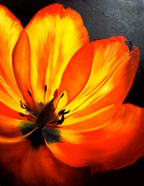 Canvas, Oil, Varnish Dimensions: 18"x24" Weight: 0.5 kg Name: "Tulip" Artist: E.McCreadie ...