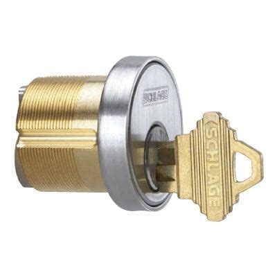 Schlage 20-001-C 1-1/4" Mortise Cylinder with Straight Cam, C Keyway