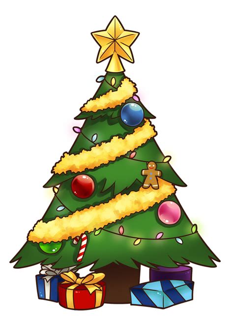 christmas tree clipart printable - Clip Art Library