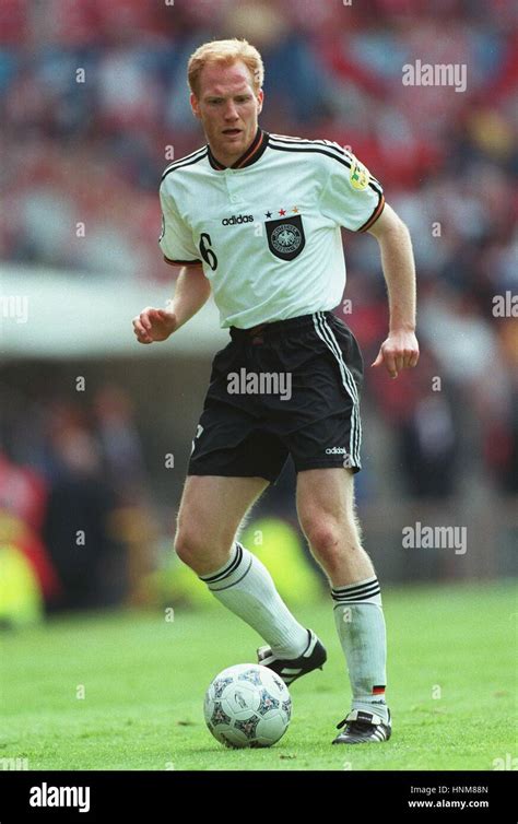 MATTHIAS SAMMER GERMANY & BORUSSIA DORTMUND FC 24 June 1996 Stock Photo ...