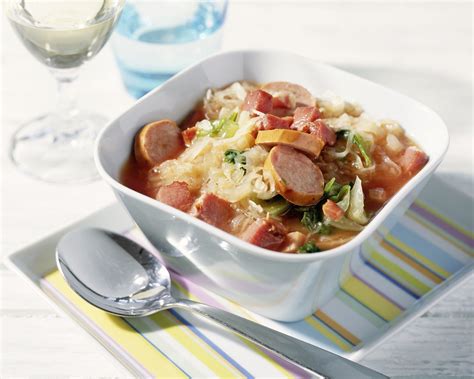 Sausage and Sauerkraut Stew recipe | Eat Smarter USA