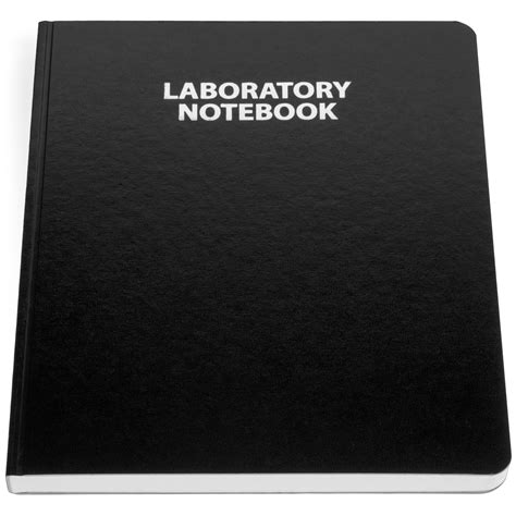 2001 Black Cover Laboratory Notebook – 192 Numbered Graph Pages, Flush ...