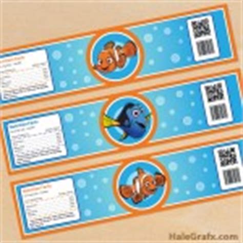 FREE Printable Finding Nemo Water Bottle Labels