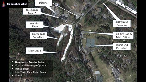 Trail Map | Ski Sapphire Valley Resort, Ski Snow Boarding Tubing