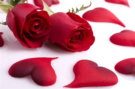 Red Roses and Hearts Wallpaper (45+ pictures)