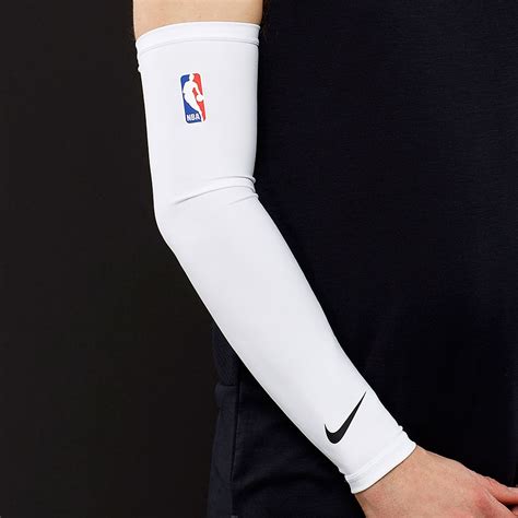 Injury Prevention - Nike NBA Shooter Sleeves - White - Arm Sleeve