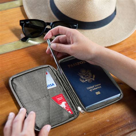 RFID Blocking Passport Holder & Travel Wallet - Zero Grid