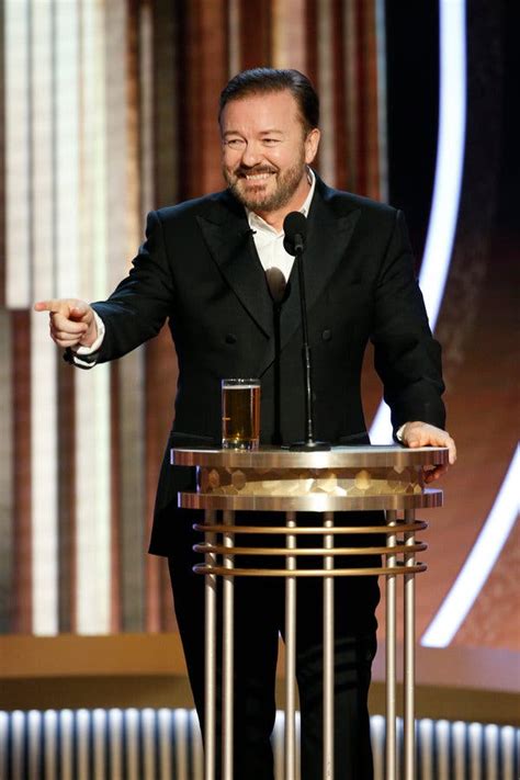 In Golden Globes Monologue, Ricky Gervais Gets Bleeped, Twice - The New ...