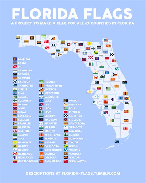 In 2014, I designed a flag for every county in Florida : r/vexillology