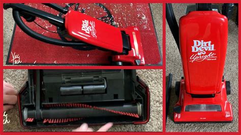 1991 Dirt Devil Deluxe Upright Vacuum Cleaner Review & Demonstration Model 7200 - YouTube