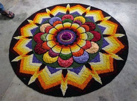 60 Most Beautiful Pookalam Designs for Onam Festival