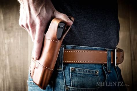 Glock 43X Leather Holster Pattern OWB - Mr. Lentz Leather Goods