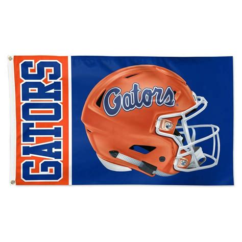 Florida Gators Wincraft NCAA Football Helmet 3x5 Deluxe Flag - TRC, Inc ...