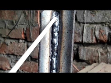 Vertical stick welding project for beginners - YouTube