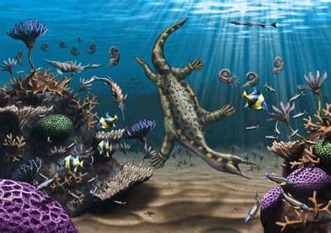 Nothosaurus and other triassic marine fauna by Qbliviens on DeviantArt ...