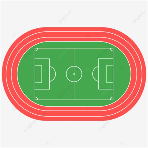 Green Football Stadium Field Rounded, Football, Stadium, Rounded PNG and Vector with Transparent ...