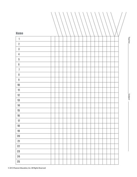 37 Class Roster Templates [Student Roster Templates for Teachers]