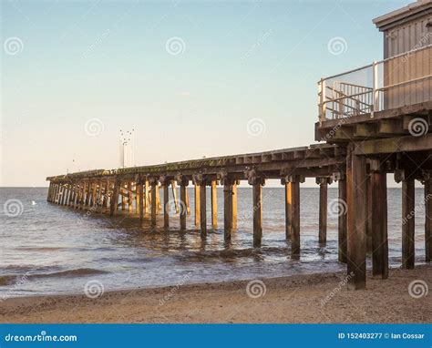 The Old Claremont Pier Lowestoft Suffolk Evening Sunset Stock Image - Image of pier, sunset ...