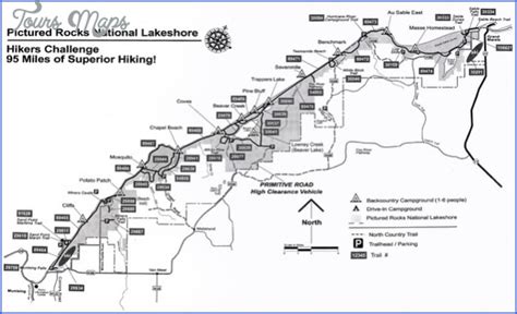 Superior Hiking Trail Map - ToursMaps.com