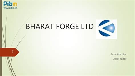 Bharat forge LTD new