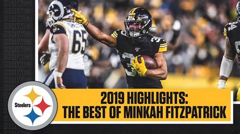 HIGHLIGHTS: The best of Minkah Fitzpatrick in 2019 | Pittsburgh Steelers - YouTube