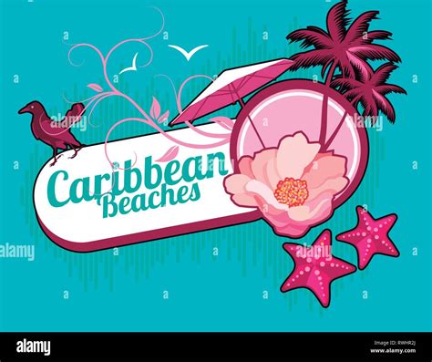 Caribbean starfish Stock Vector Images - Alamy