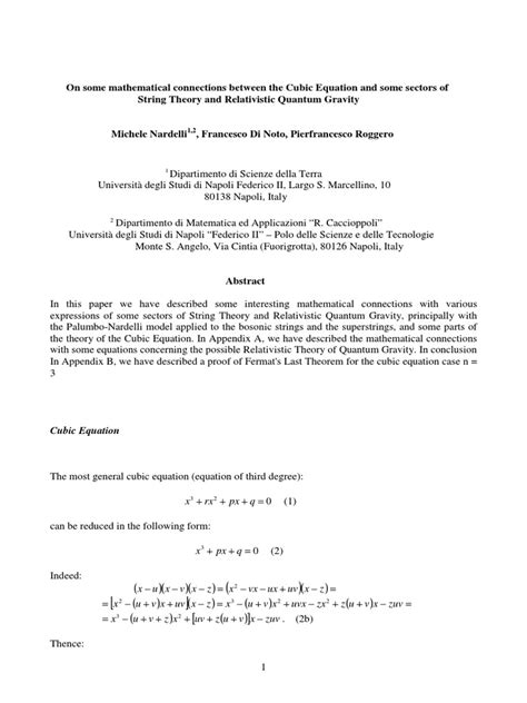 Quantum Gravity and String Theory | Complex Number | Variable (Mathematics)