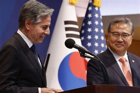 U.S., South Korea close ranks on common global issues during Blinken ...