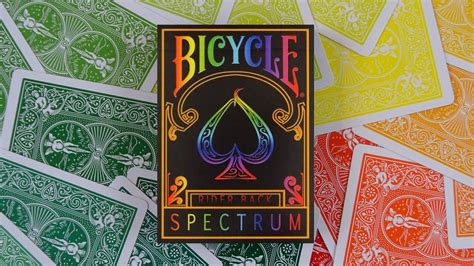 Bicycle Spectrum Playing Cards | Deck Review -Display - YouTube