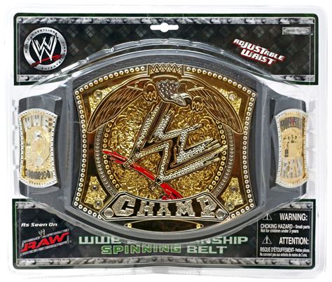 WWE Wrestling RAW Spinning Championship Belts Adjustable Waist Jakks ...