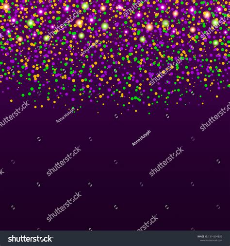 Dark Purple Shining Background Mardi Gras Stock Vector (Royalty Free ...