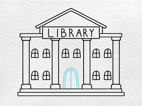 How to Draw a Library - HelloArtsy