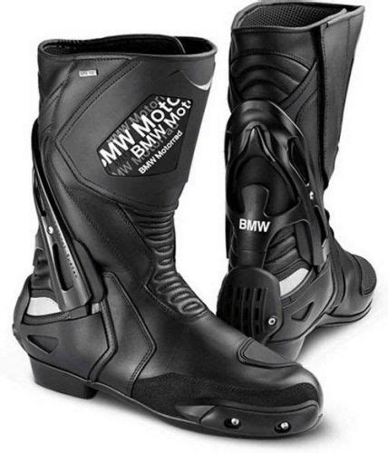 Buy BMW Genuine Motorcycle Motorrad Riding SportDry Boots Black EU 48 ...