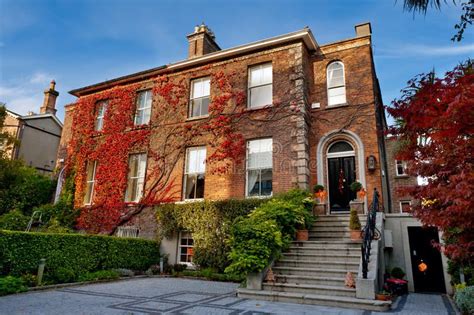 Dublin house, Ireland stock photo. Image of mansion, horizontal ...