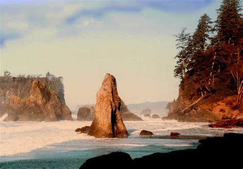 Ruby Beach Washington Coast Photograph by Jack Pumphrey