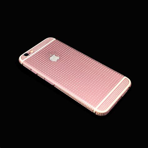 iPhone 6S perfect pink completely ebilished with swarovski crystals ...