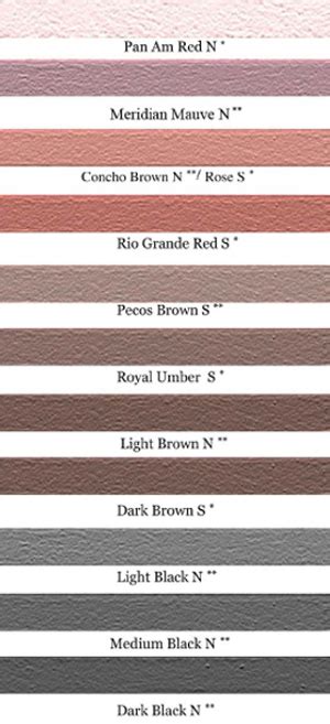 Spec Mix Mortar Color Chart Pdf