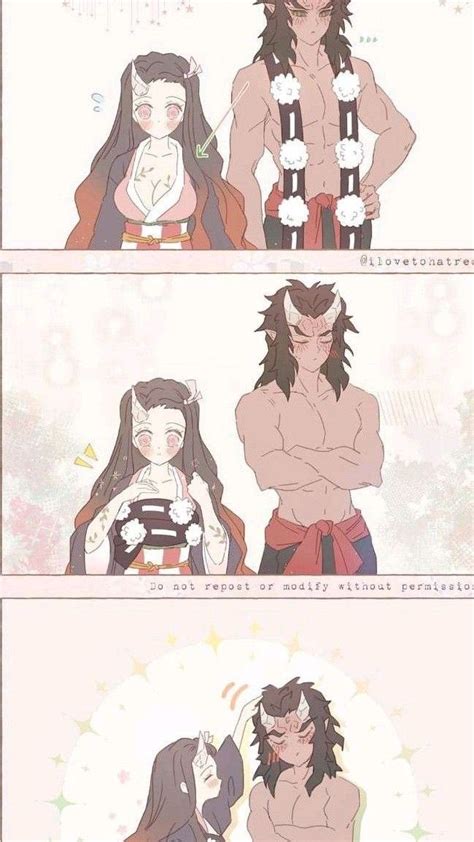 Nezuko x karaku in 2024 | Funny anime pics, Cute drawings, Demon king anime