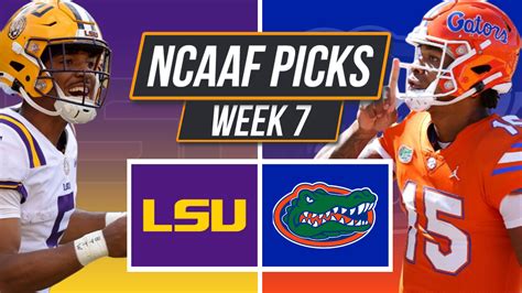 College Football Picks and Predictions LSU vs Florida Week 7