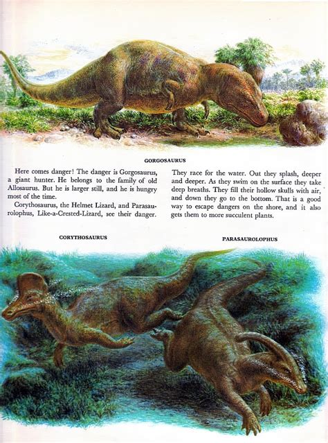 Love in the Time of Chasmosaurs: Vintage Dinosaur Art: Dinosaurs and ...