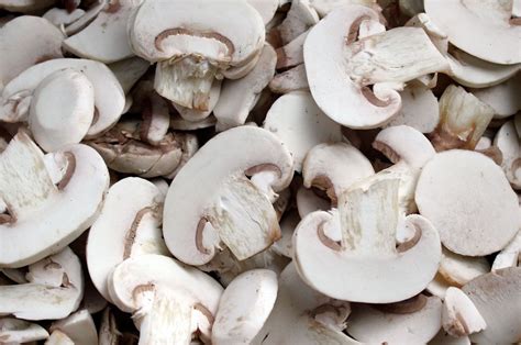 Delicious Sliced White Button Mushrooms